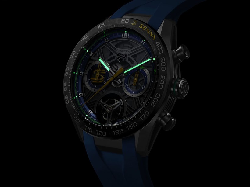 TAG Heuer Carrera Chronograph Tourbillon x Senna