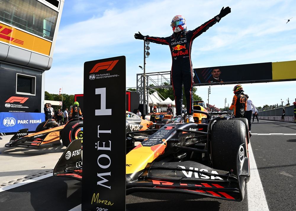 Mo&amp;euml;t &amp;amp; Chandon Monza 2025 Max Verstappen