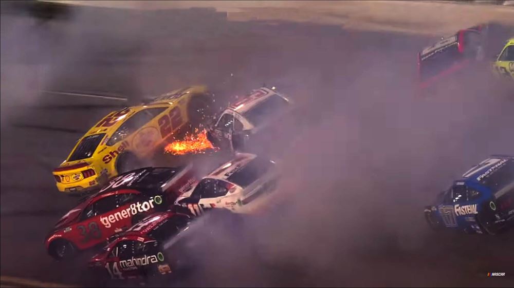 NASCAR 2024 Daytona 500 ατύχημα