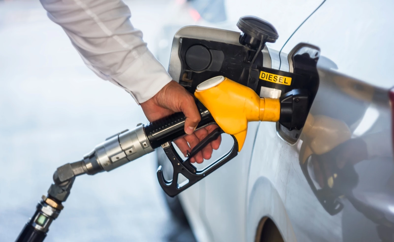 Αντλία diesel σε πρατήριο καυσίμων