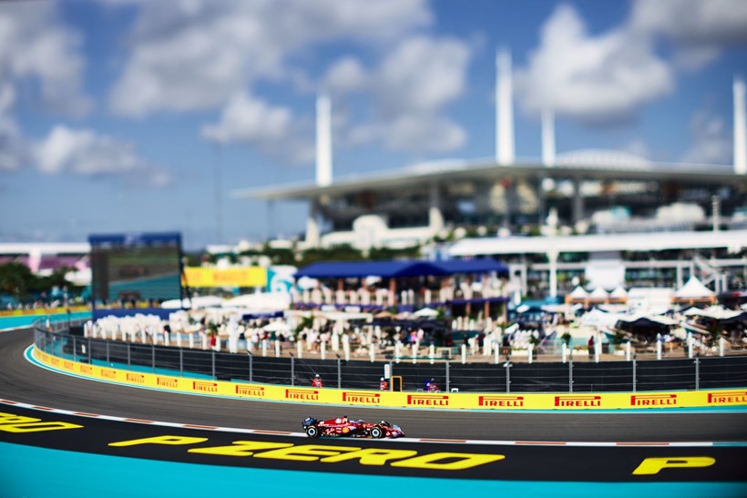F1 Grand Prix Μαϊάμι αγώνας Σπριντ ferrari
