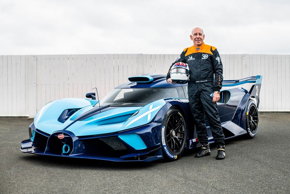 Andy Wallace και Bugatti Bolide