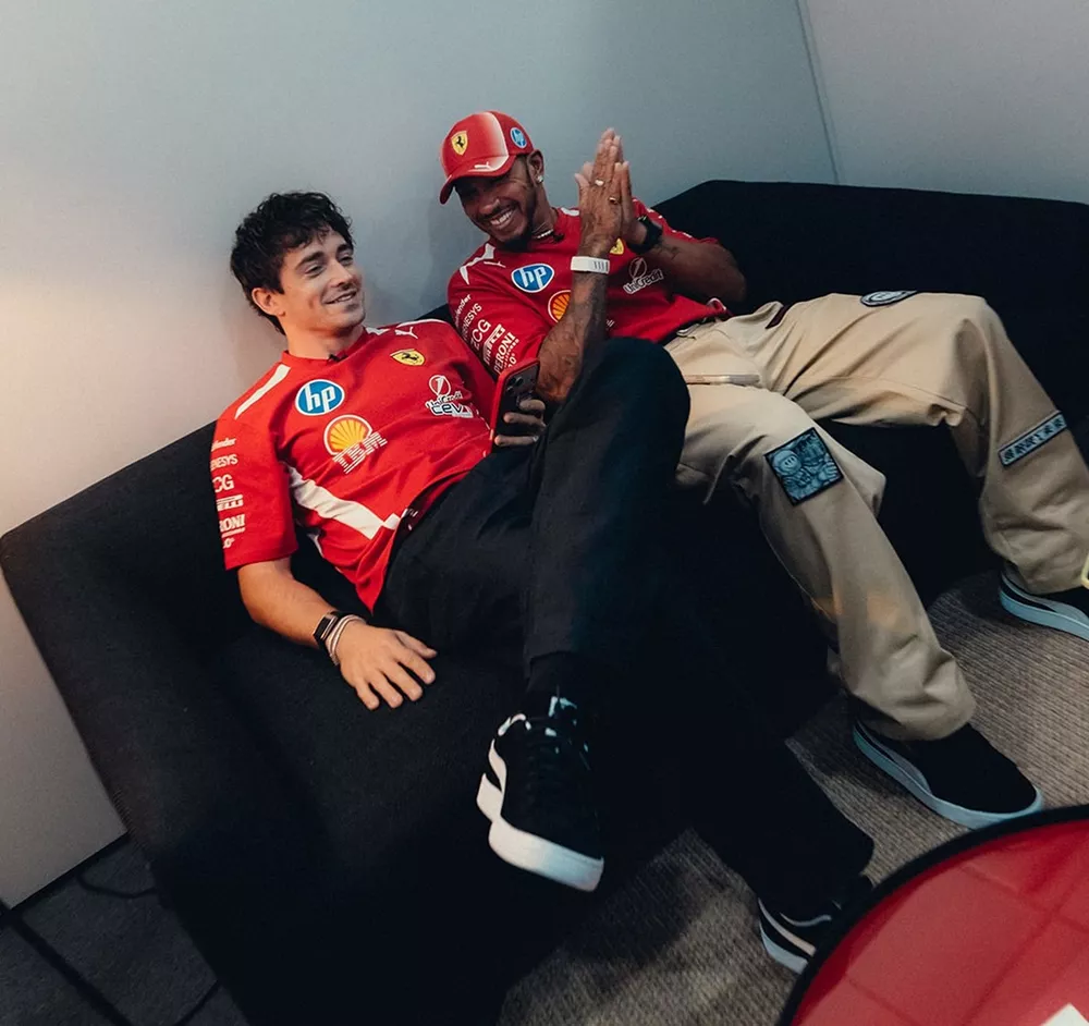 Ferrari social media σιγκαπούρη 2026 hamilton leclerc