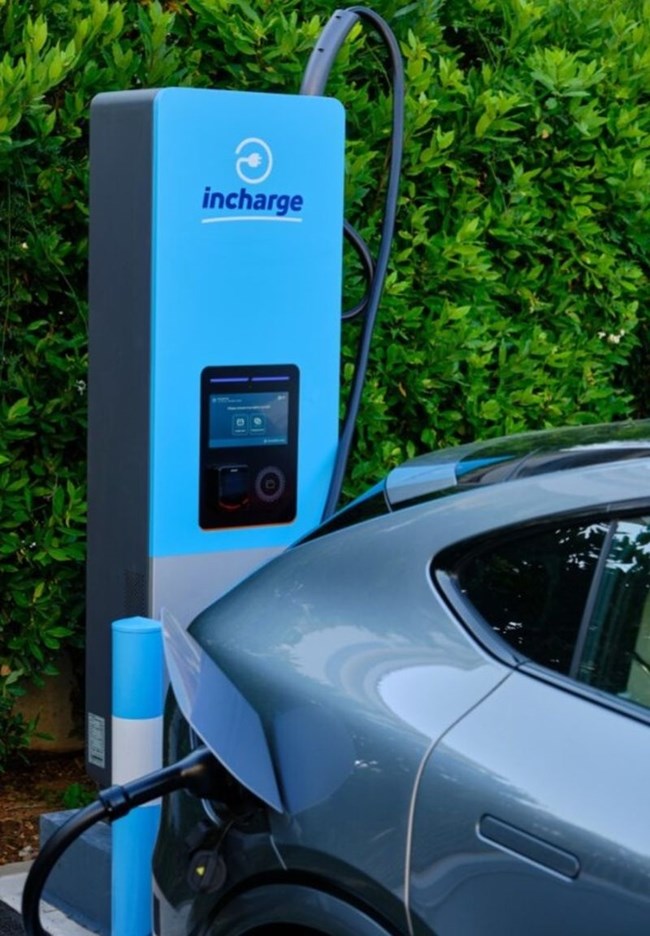 Incharge φορτιστής 480kW