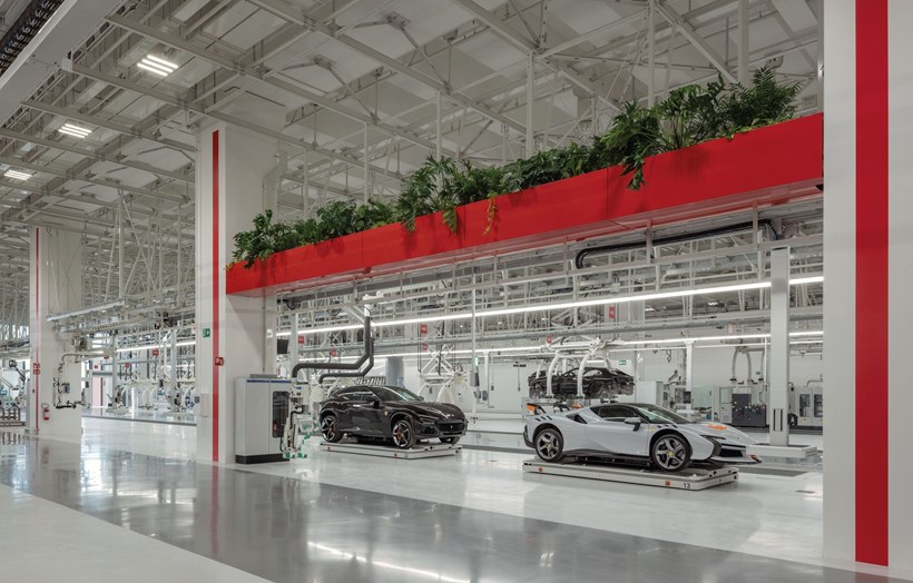 Ferrari e-building Maranello εργοστάσιο ηλεκτρικών hypercars