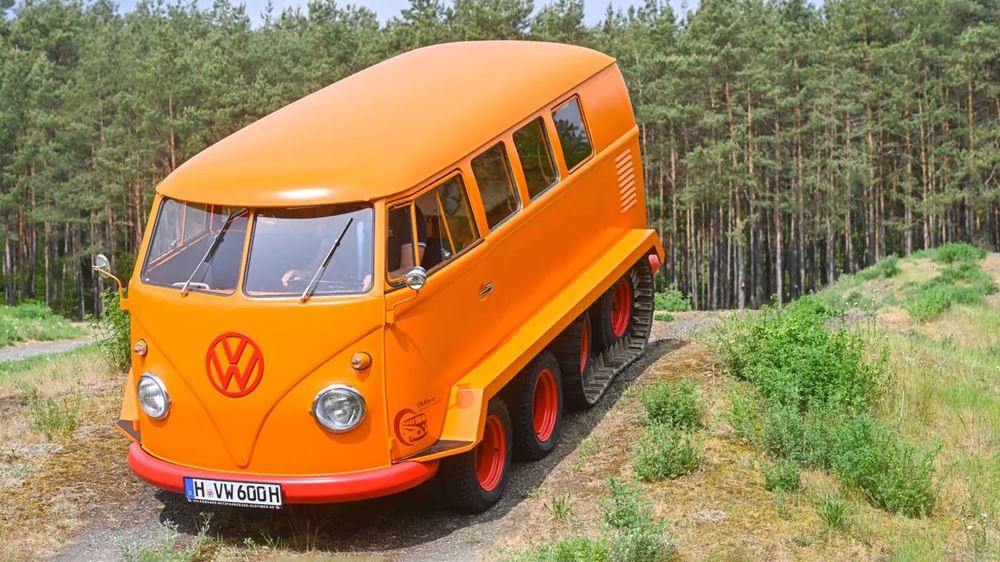 Το εκτός δρόμου όχημα VW Half-track Fox