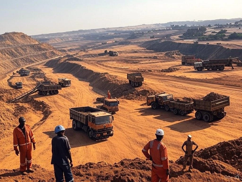 Λίθιο ορυχείο φωτογραφία τεχνητής νοημοσύνης