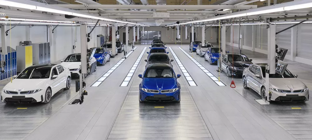 BMW i3 γραμμή παραγωγής