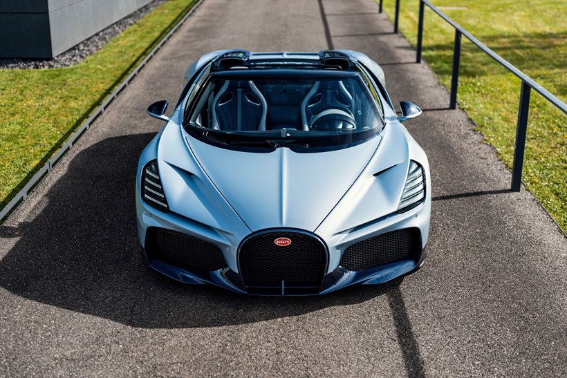 Bugatti Mistral W16 δοκιμές πολλών χιλιομέτρων