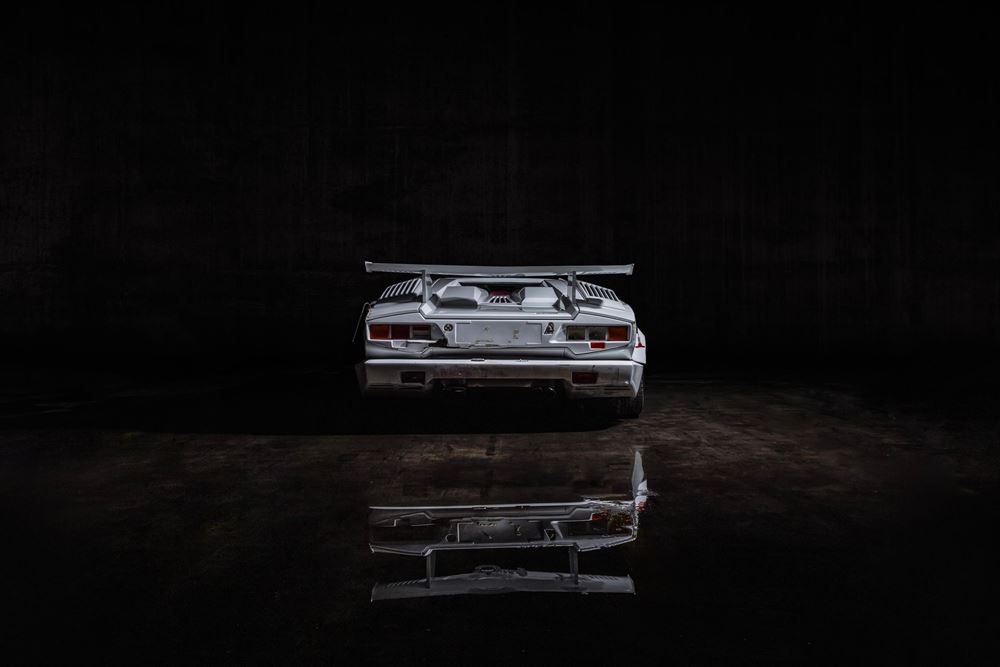 Lamborghini Countach Λύκος της Wall Street τρακαρισμένη
