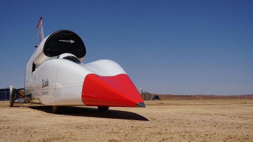 Bloodhound LSR ρεκόρ ταχύτητας στη στεριά