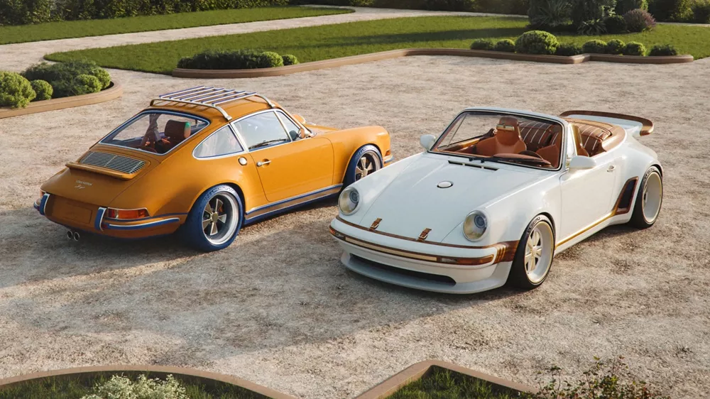 Porsche 911 Classic & Turbo Cabriolet Singer συνεργασία με Louis Vuitton