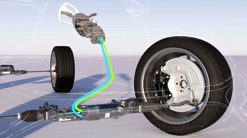 Mercedes steer by wire