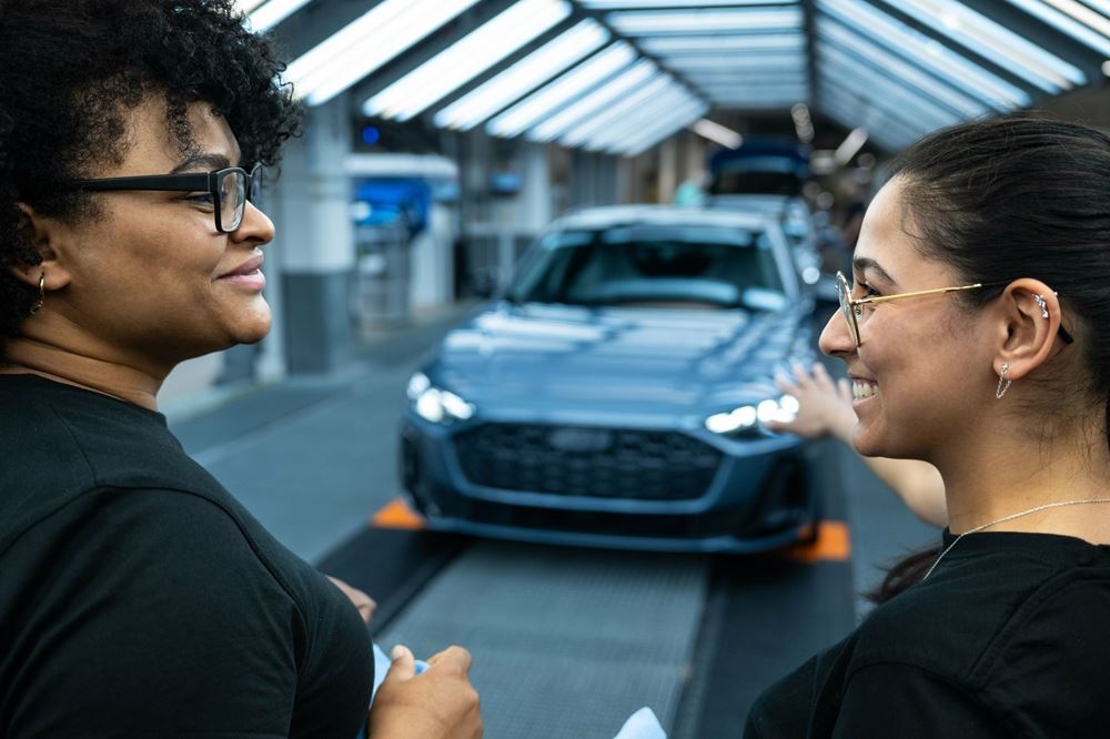 Audi A5 γραμμή παραγωγής στο εργοστάσιο του Neckarsulm