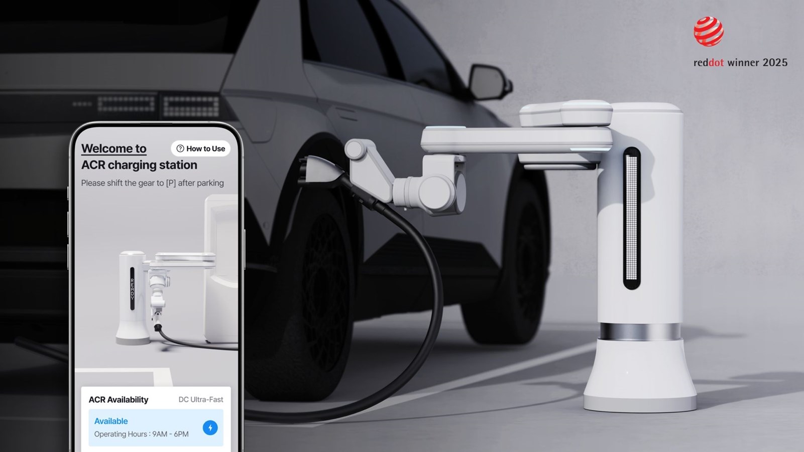 Hyundai Red Dot βραβείο Automatic Charging Robot