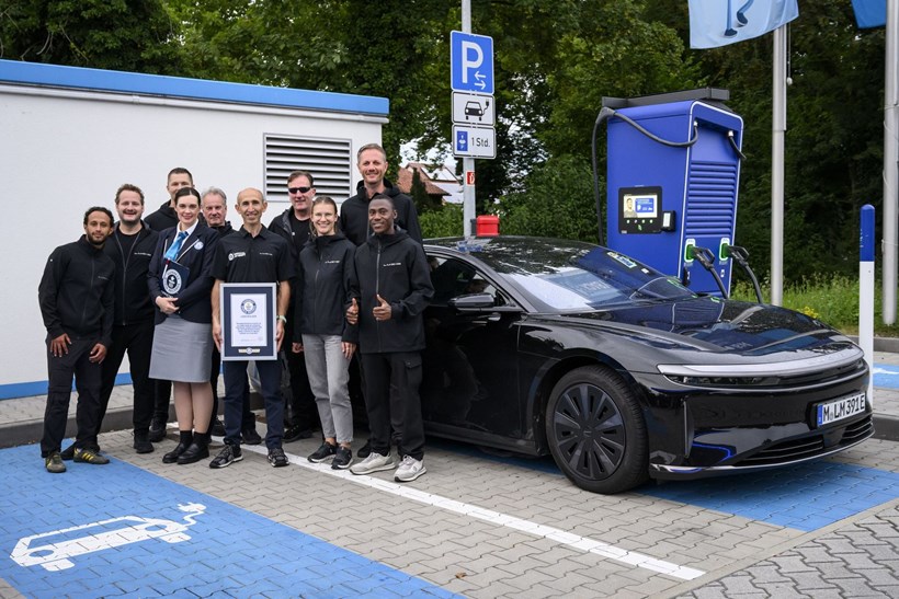 Lucid Air Ρεκόρ Guinness