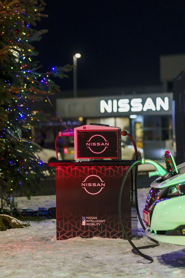 Nissan Leaf Christmas Sunderland
