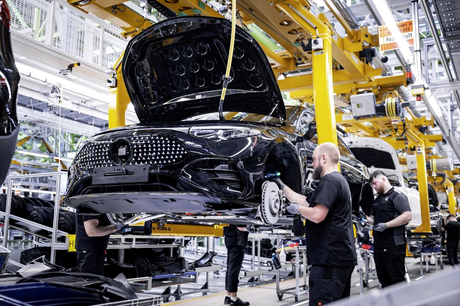 Mercedes CLA γραμμή παραγωγής Rastatt