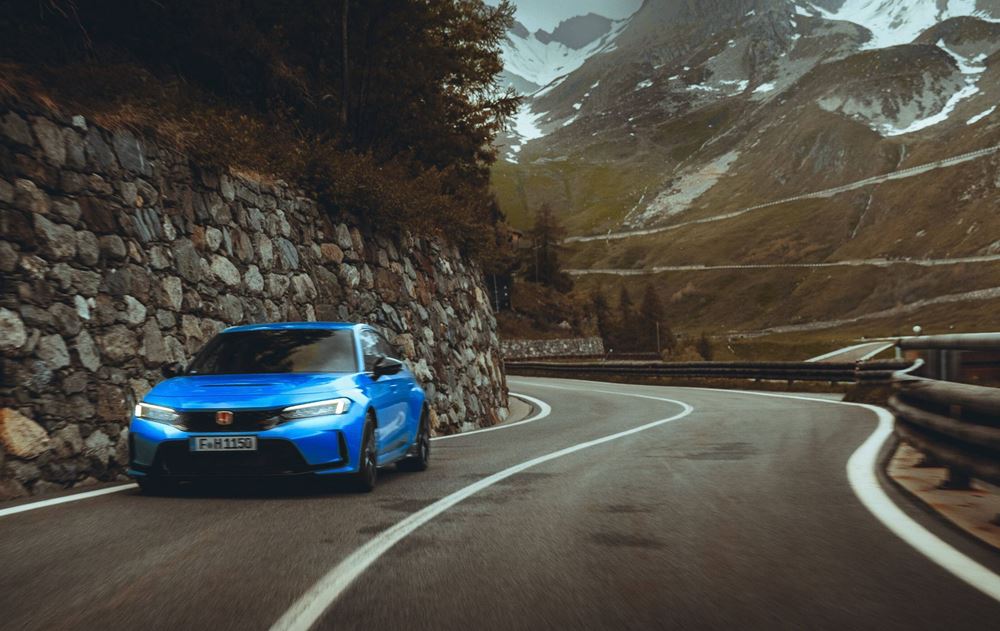 Honda Civic Type-R Διαδρομές οδήγησης Ευρώπη