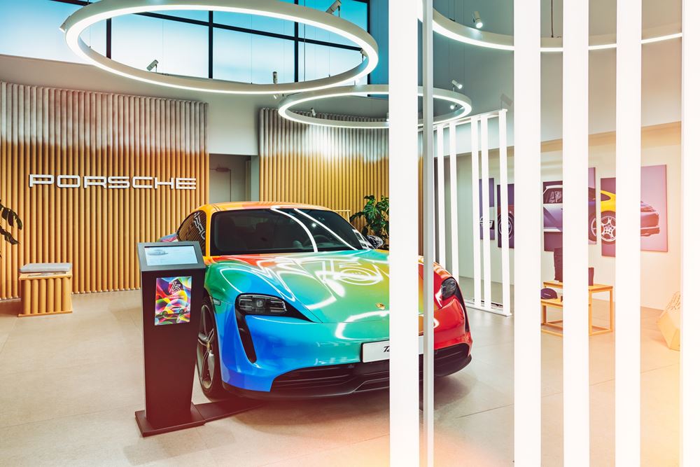 Porsche Golden Hall pop-up store