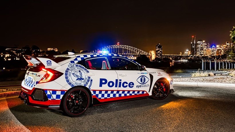 Honda Civic Type-R police car
