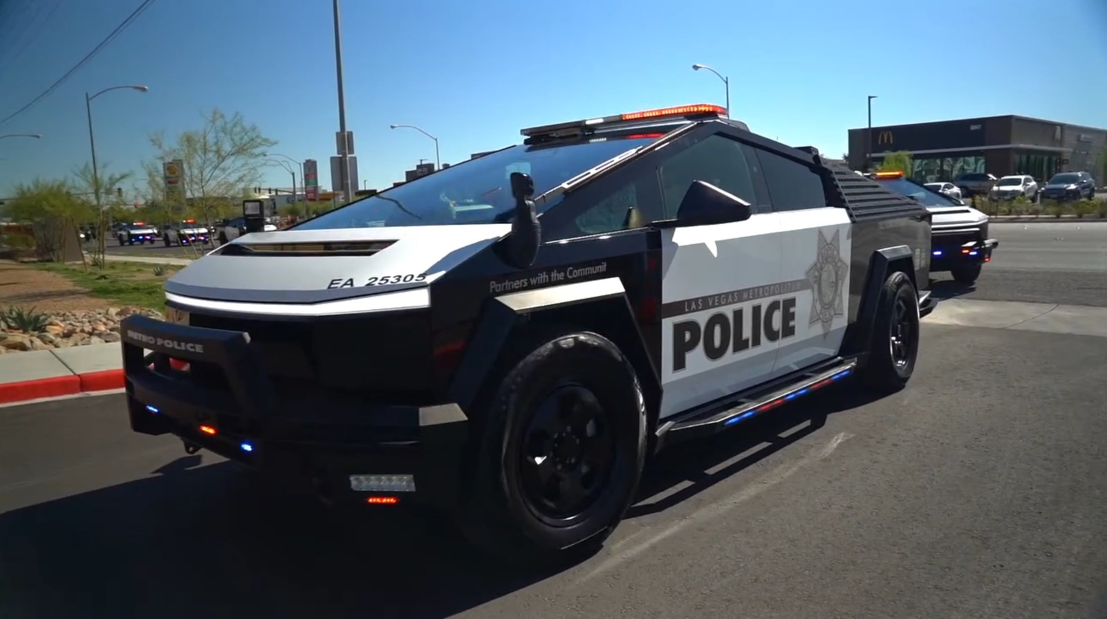 Tesla Cybertruck περιπολικό Las Vegas