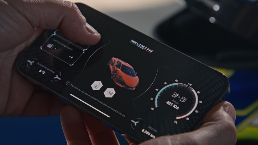 Lamborghini Telemetry X ψηφιακός συνοδηγός για supercars