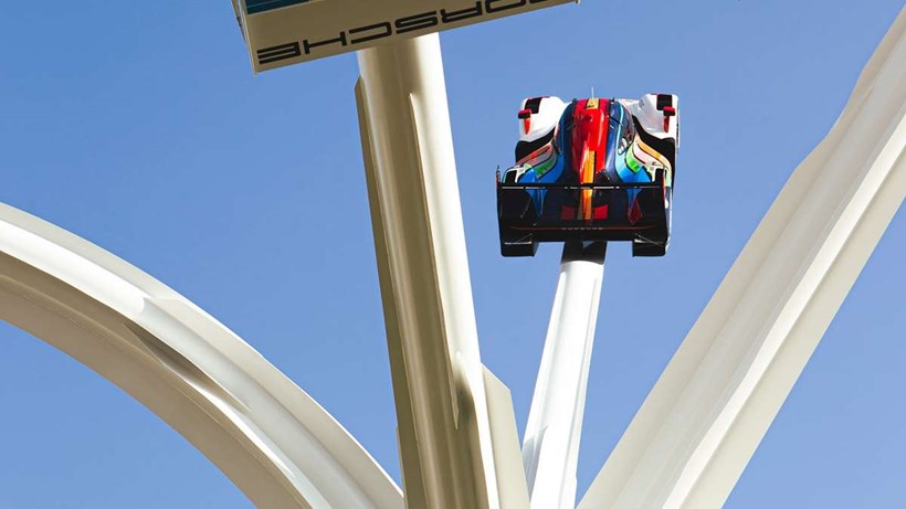 Porsche Κεντρικό Γλυπτό Goodwood 75 χρόνια