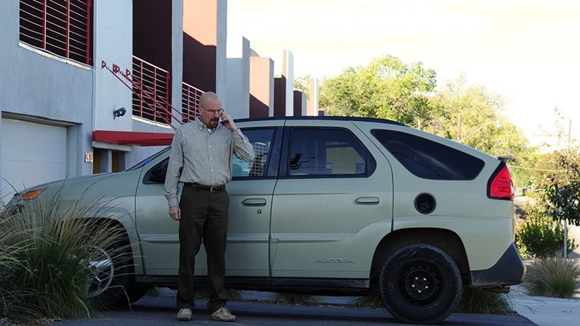 breaking bad walter white και pontiac aztek