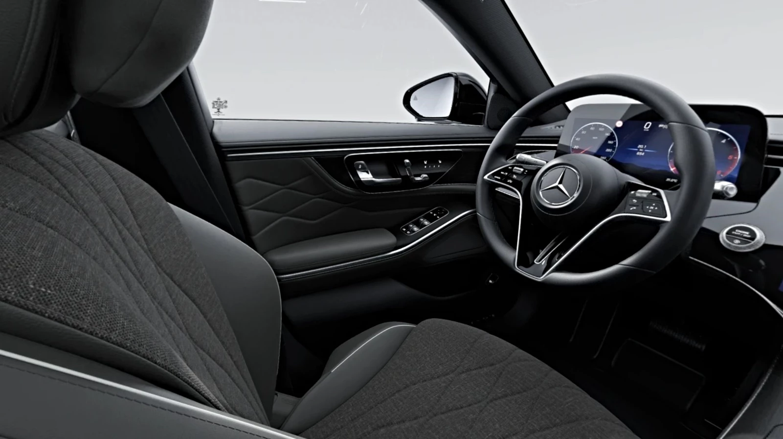 Mercedes S-Class υφασμάτινη επένδυση