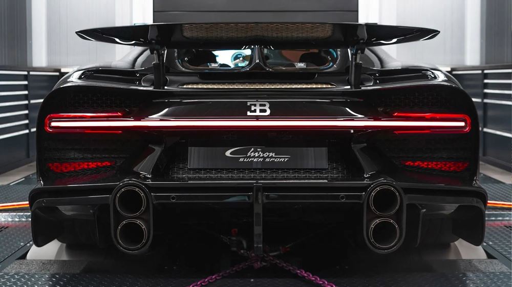 Bugatti Chiron στο δυναμόμετρο