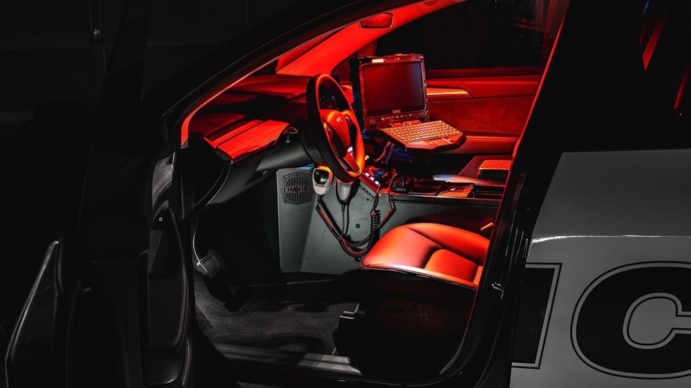 Tesla Model Y police car
