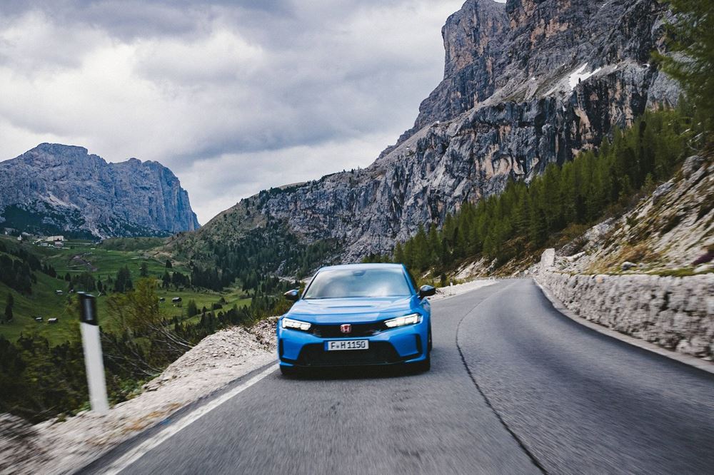 Honda Civic Type-R Διαδρομές οδήγησης Ευρώπη