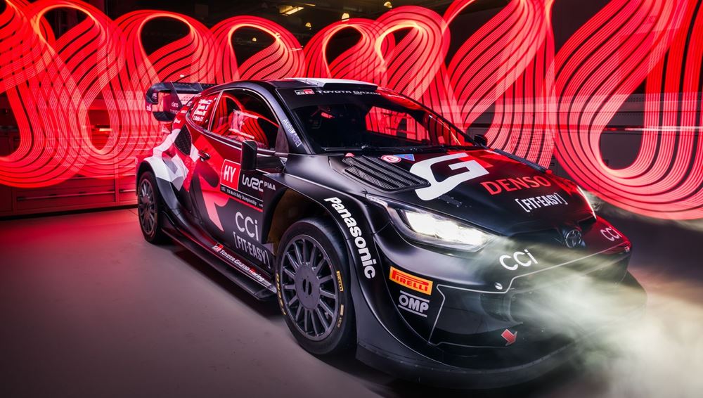 Toyota GR Yaris wrc νέα χρώματα για το 2024