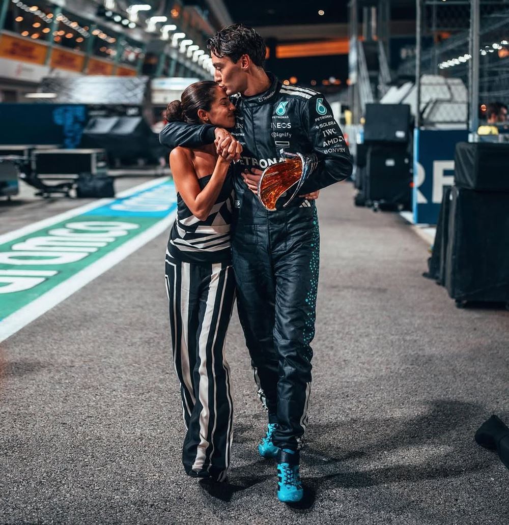 George Russell F1 GP Σιγκαπούρης Carmen Mundt