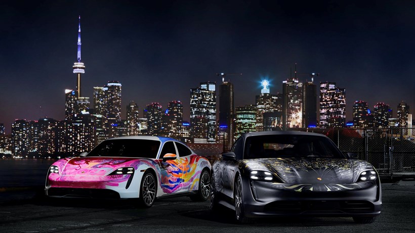 Porsche Taycan Artcars από τους Megan Claire Keho και Rei Misiri