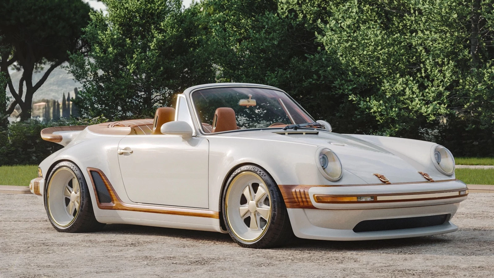 Porsche 911 Classic Turbo Cabriolet Singer συνεργασία με Louis Vuitton