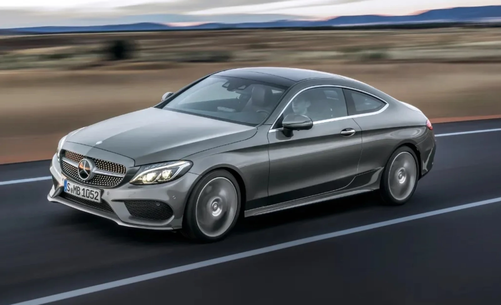 Mercedes C-Class coupe Brooklyn Beckham