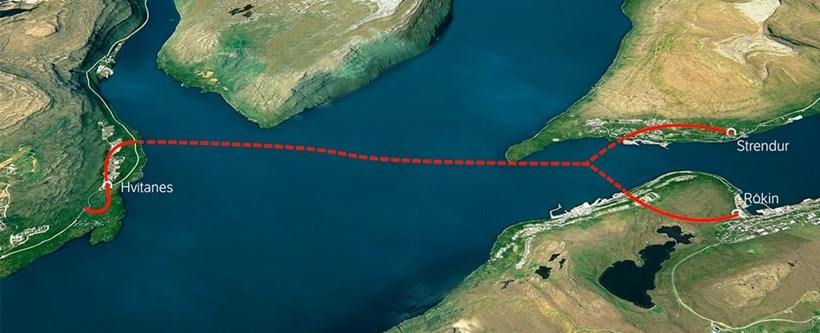 Faroe Islands Eysturoy Tunnel