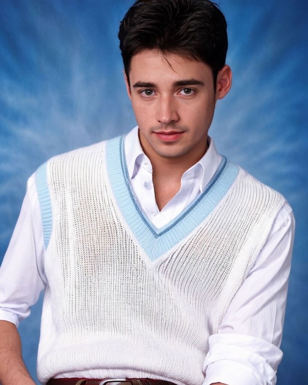 Ferrari AI Yearbook 90s Charles Leclerc