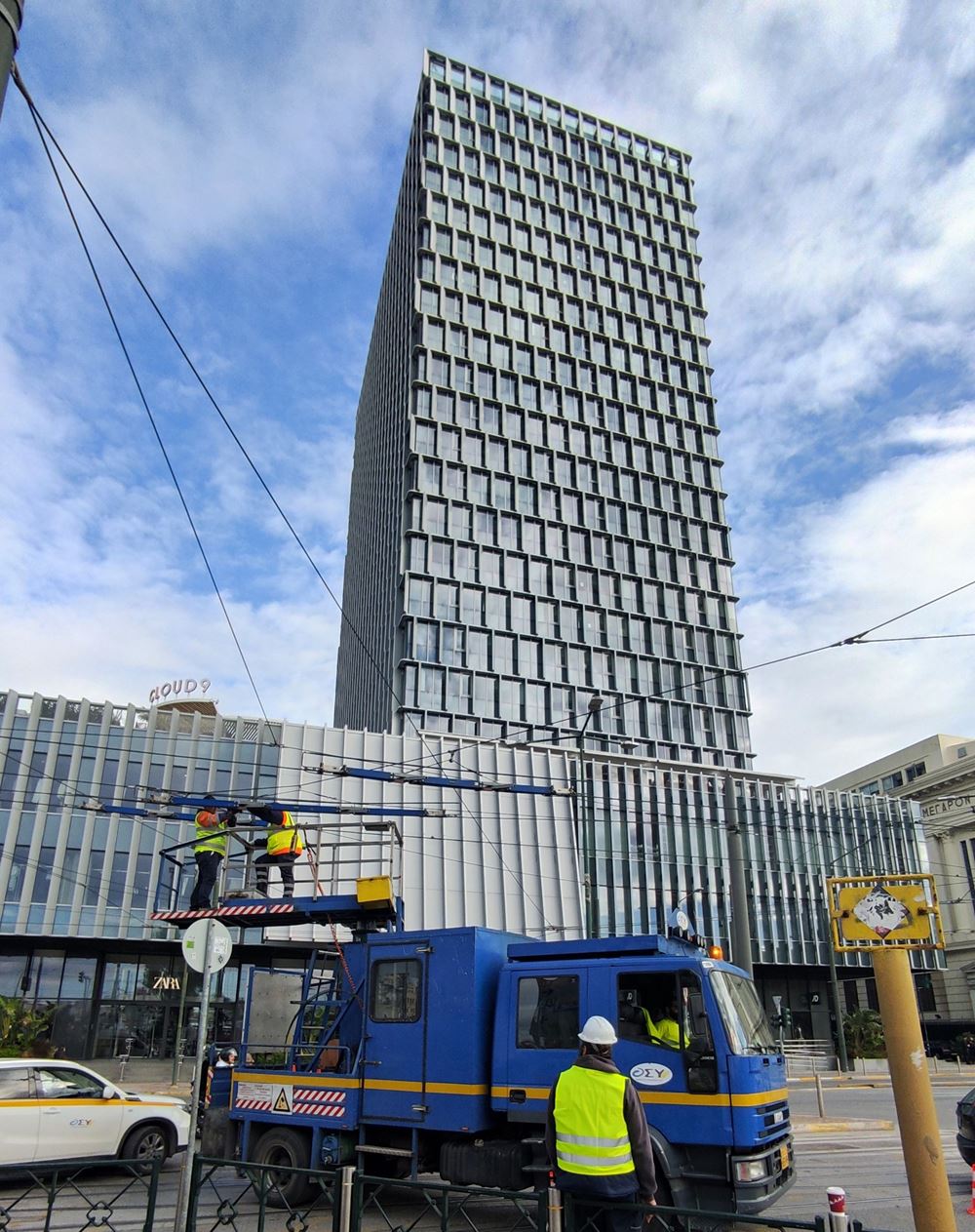 Τρολεϊ καλώδια πειραιάς