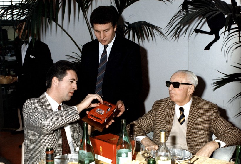 Enzo και Pierro Ferrari το 1987