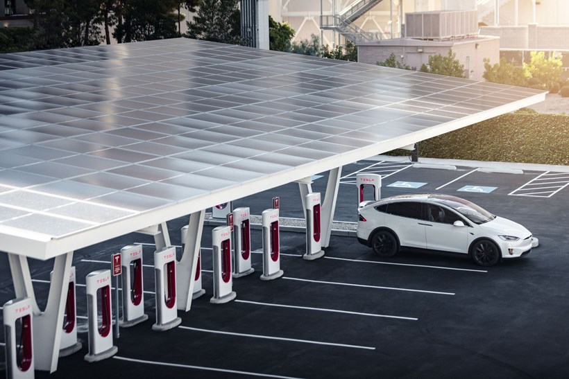 Tesla Supercharging Network