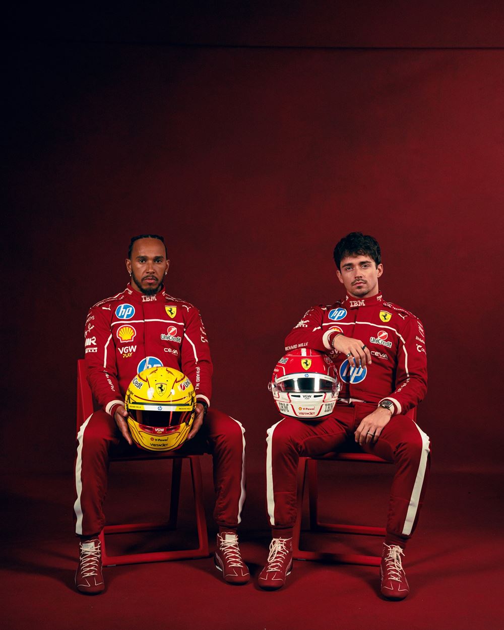 Ferrari SF-25 Lewis Hamilton Charles Leclerc