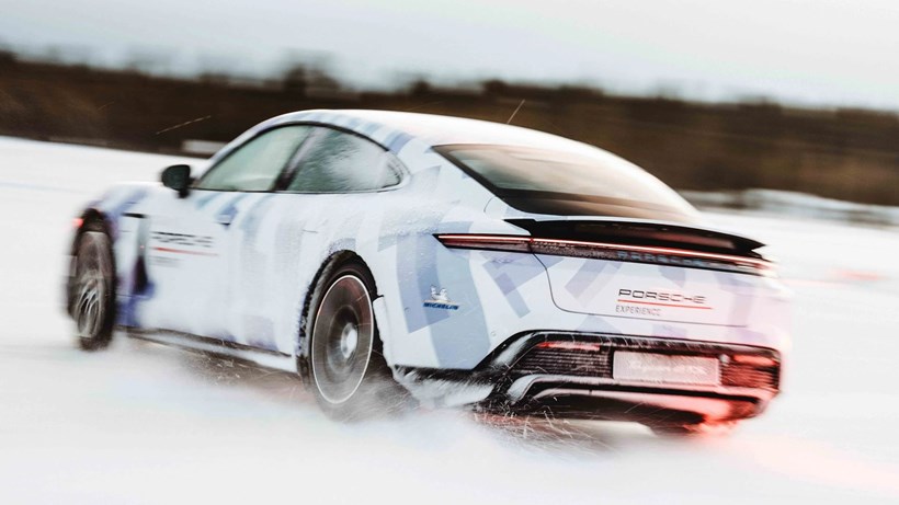 Porsche Taycan Drift Record