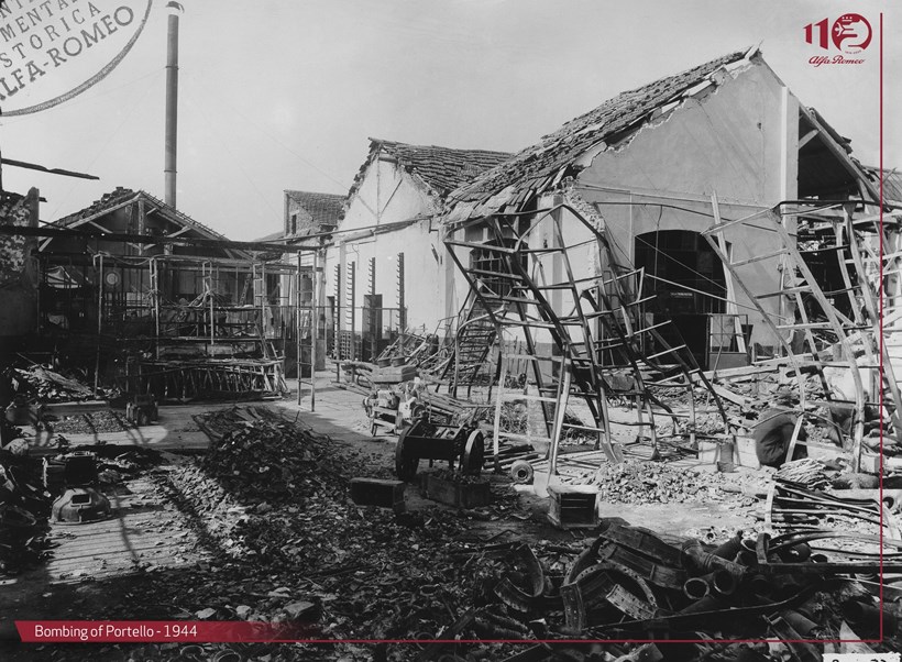 Το βομβαρδισμένο Portello το 1944
