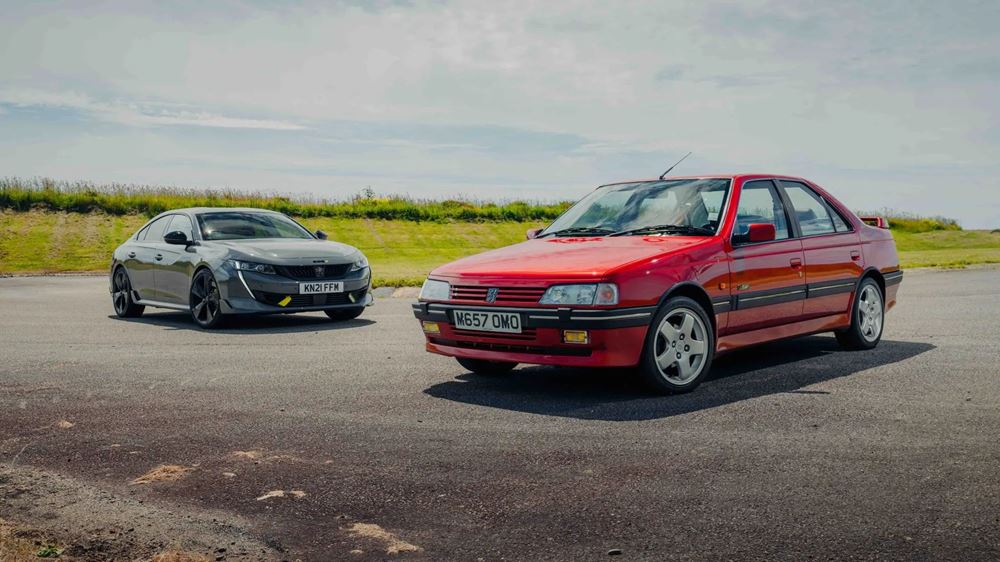 Peugeot 405 Mi16 1994 εναντίον Peugeot 508 PSE 2022