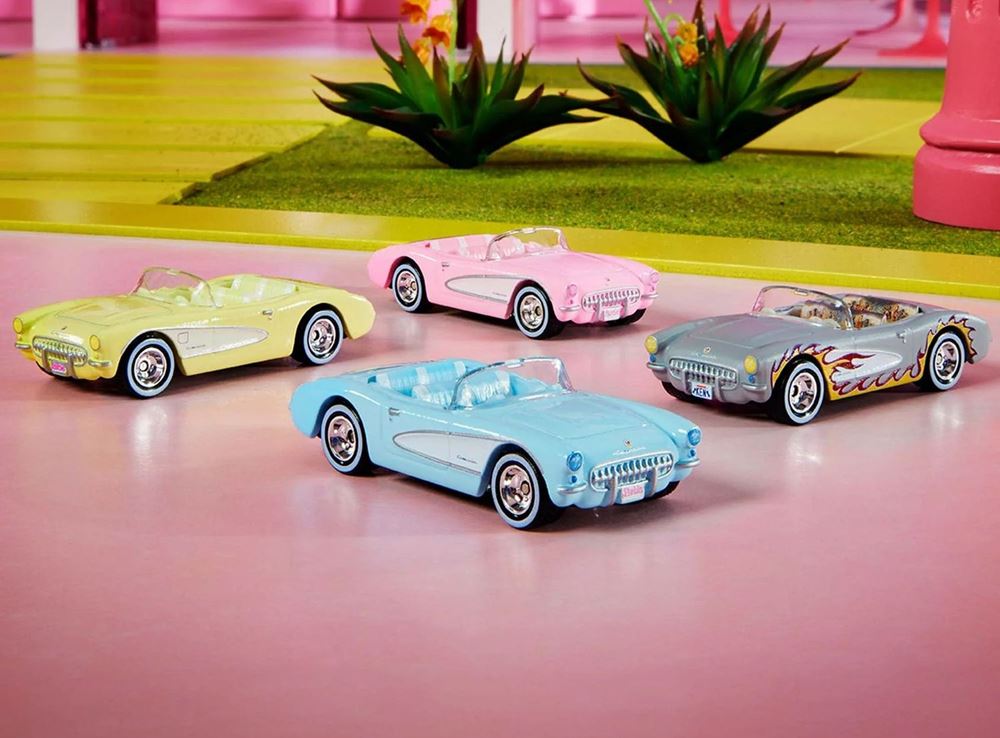 Barbie Corvette Hot Wheels