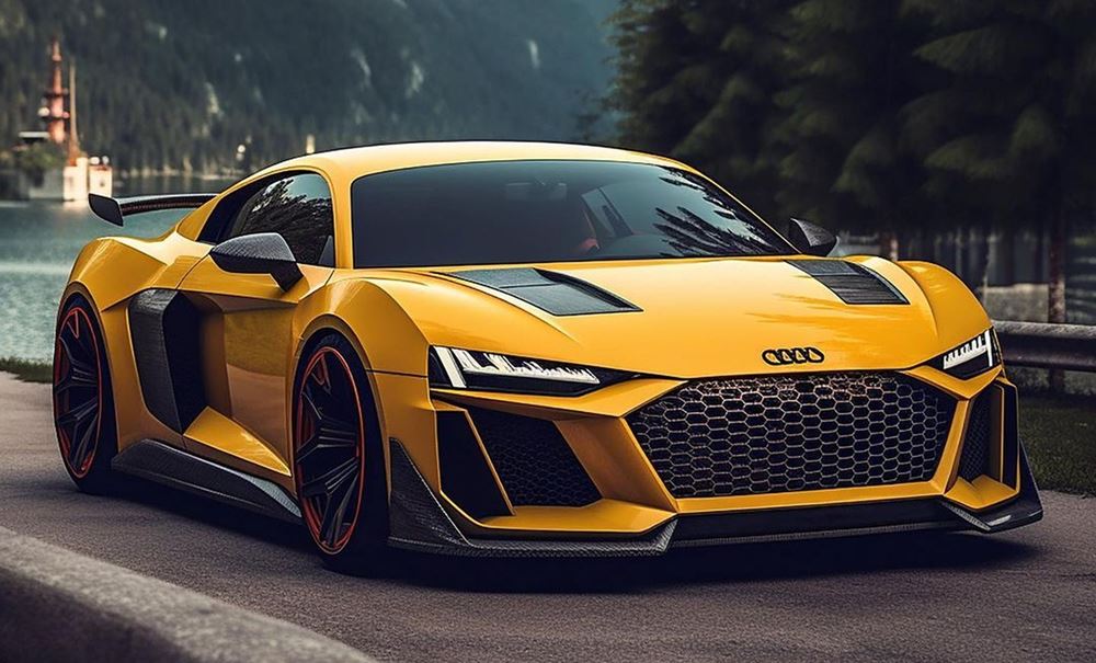 Audi R8 Lamborghini AI Image 4rings