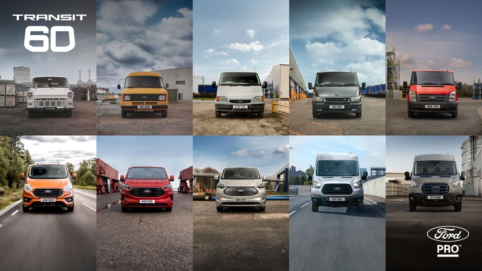 Ford Transit 60 years anniversary